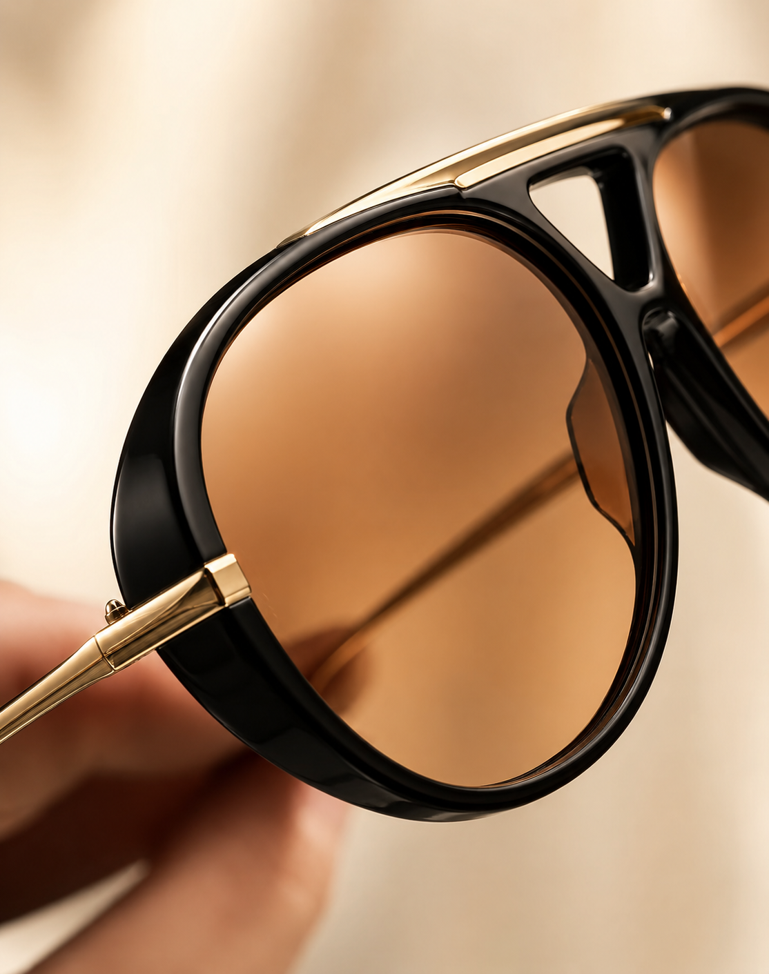 Gafas de sol Donatella aviador oversize, otra vista — Alma Vittori