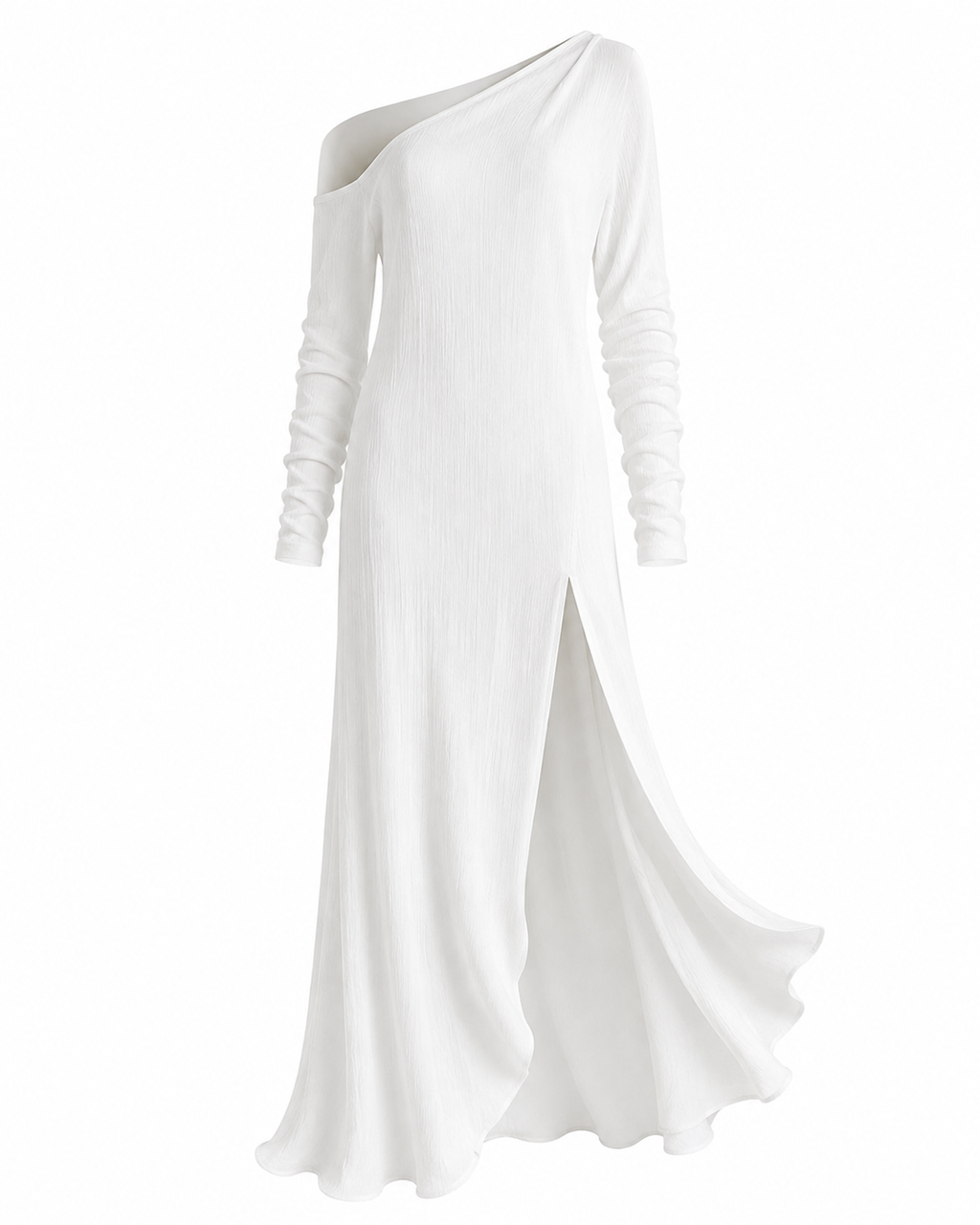 Vestido Alessia — Asimétrico de manga larga