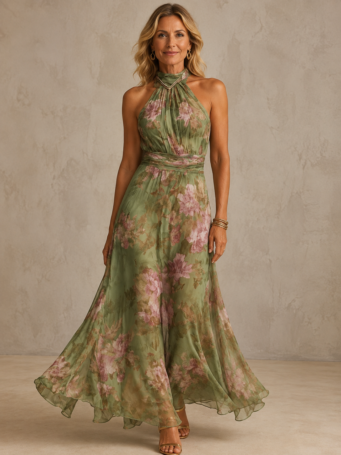 Vestido Taormina — Maxi halter