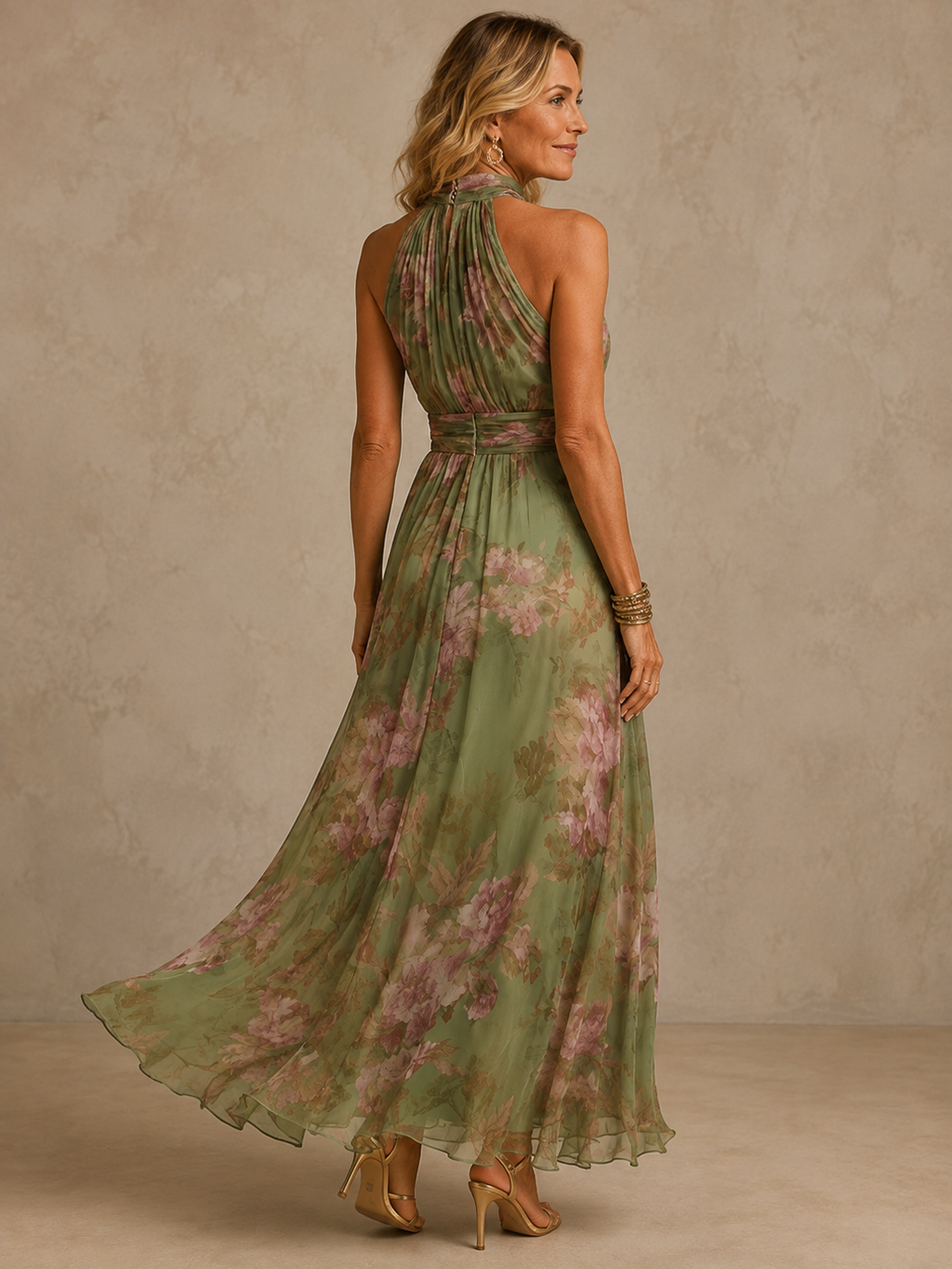 Vestido Taormina — Maxi halter