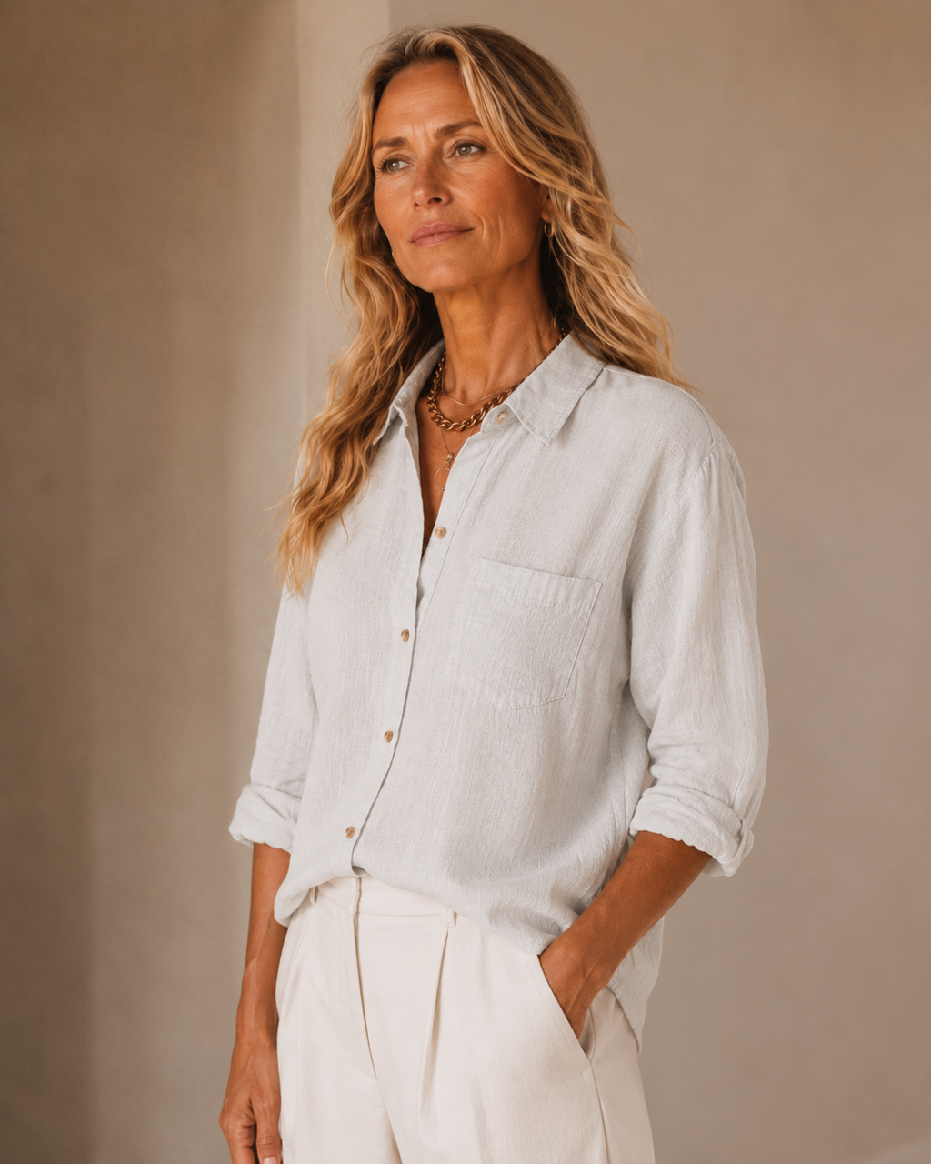 Blusa Beatrice — Premium fluida