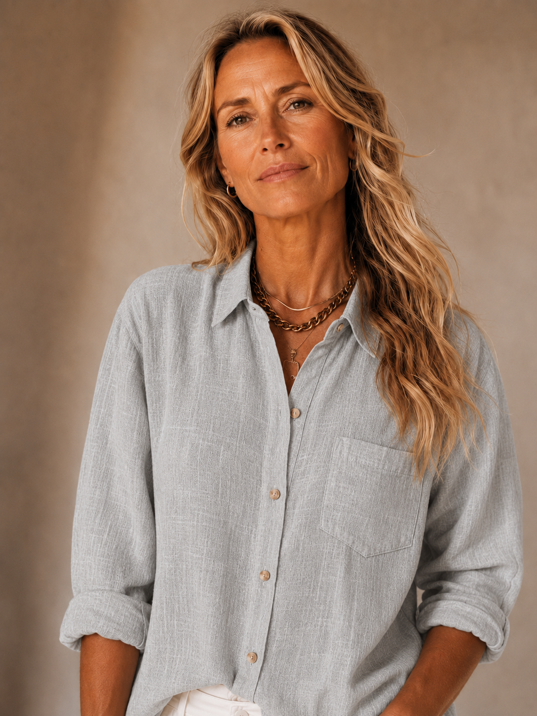 Blusa Beatrice — Premium fluida