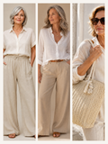 Look Verano — Pantalón Toscana, Blusa Serena y Bolso Capri — Alma Vittori